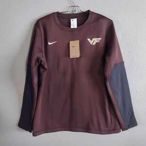 Nike Women's Therma-FIT Long-Sleeve Coach Crew Top - Size Large